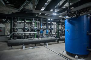 Pest control for ventilation plant room with ductworks and insulated pipelines
